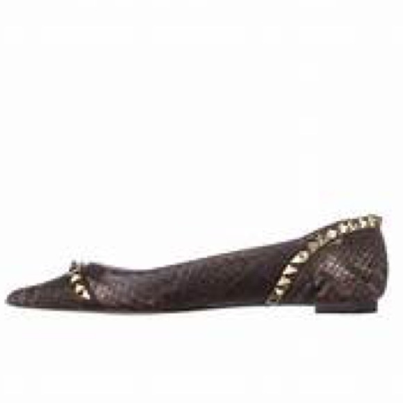 Michael Kors Ella Snakeskin Flat EUC 7.5 - Picture 6 of 8
